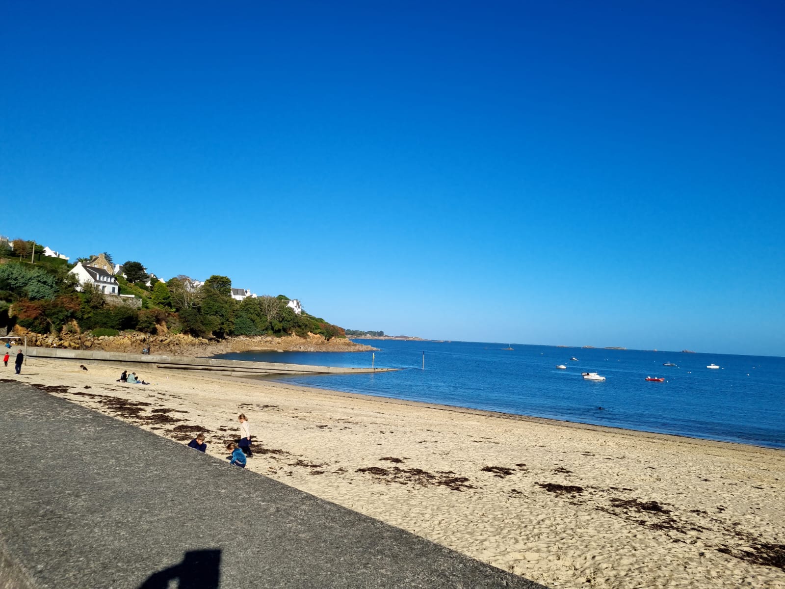 A Beautiful Beach in Brittany, France